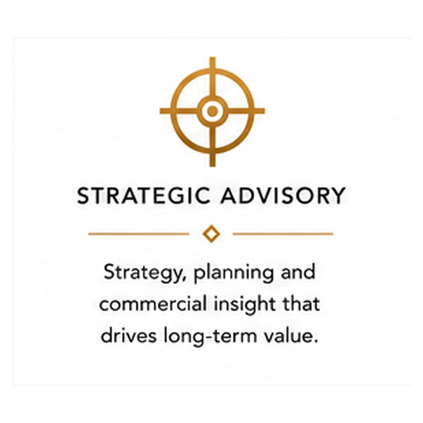 Strategic advisory